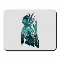 Коврик для мыши Xiao silhouette - PrintSalon