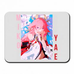 Коврик для мыши Yae Miko art - PrintSalon
