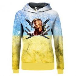 Жіноче 3D худі Козак-PrintSalon Жіноче 3D худі Козак