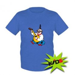 Детская футболка Козак с бандурой - PrintSalon