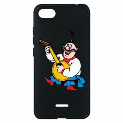 Чехол для Xiaomi Redmi 6A Козак с бандурой - PrintSalon