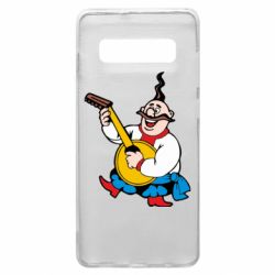 Чехол для Samsung S10+ Козак с бандурой - PrintSalon