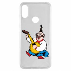 Чехол для Xiaomi Redmi Note 7 Козак с бандурой - PrintSalon