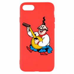 Чехол для iPhone SE 2020 Козак с бандурой - PrintSalon