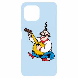 Чехол для Xiaomi Mi11 Lite Козак с бандурой - PrintSalon