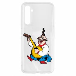 Чехол для Realme 6 Козак с бандурой - PrintSalon