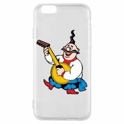 Чехол для iPhone 6/6S Козак с бандурой - PrintSalon