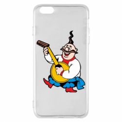 Чехол для iPhone 6 Plus/6S Plus Козак с бандурой - PrintSalon