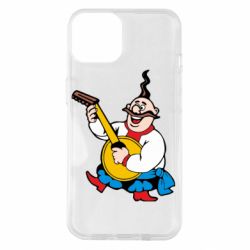 Чехол для iPhone 14 Козак с бандурой - PrintSalon