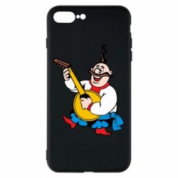 Чехол для iPhone 8 Plus Козак с бандурой - PrintSalon