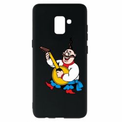 Чехол для Samsung A8+ 2018 Козак с бандурой - PrintSalon