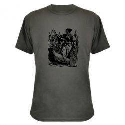 Камуфляжная футболка Козак у камишу