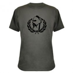 Камуфляжная футболка Козак у вінку - PrintSalon