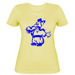 Жіноча футболка Козак з люлькою - PrintSalon