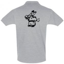 Мужское поло Козак з люлькою - PrintSalon