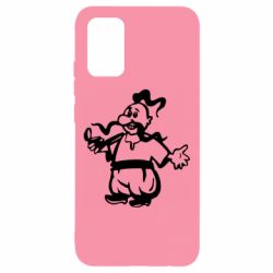 Чохол для Samsung A02s/M02s Козак з люлькою