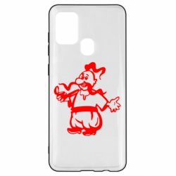Чехол для Samsung A21s Козак з люлькою