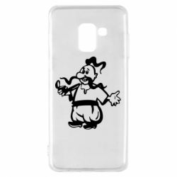 Чохол для Samsung A8 2018 Козак з люлькою - PrintSalon