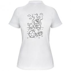 Женское поло Козак з м'ячем - PrintSalon