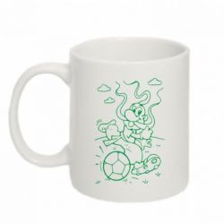 Чашка 320ml Козак з м'ячем - PrintSalon