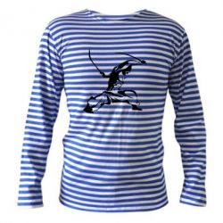 Тельняшка с длинным рукавом Козак з шаблями - PrintSalon