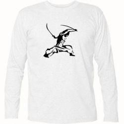 Футболка с длинным рукавом Козак з шаблями - PrintSalon