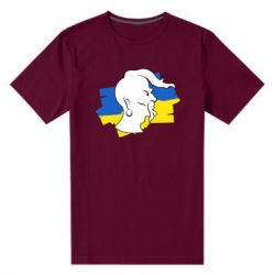 Мужская футболка премиум Kozak zahisnik - PrintSalon