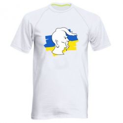 Мужская футболка для спорта Kozak zahisnik - PrintSalon