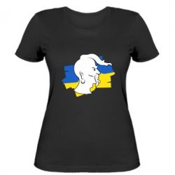Женская футболка Kozak zahisnik - PrintSalon