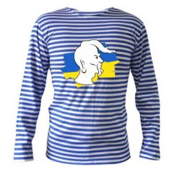 Тельняшка с длинным рукавом Kozak zahisnik-PrintSalon Тельняшка с длинным рукавом Kozak zahisnik