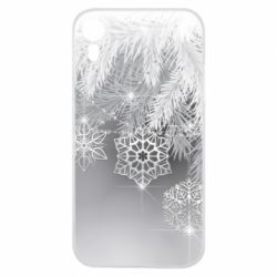 Чехол для iPhone XR Красивые снежинки - PrintSalon