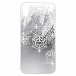 Чехол для iPhone Xs Max Красивые снежинки - PrintSalon