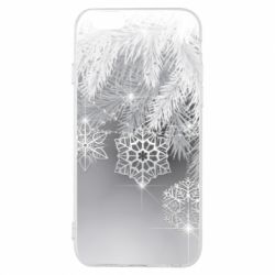 Чехол для iPhone 6/6S Красивые снежинки - PrintSalon