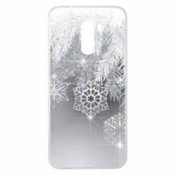 Чехол для Xiaomi Pocophone F1 Красивые снежинки - PrintSalon