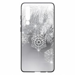 Чехол для Huawei P30 Красивые снежинки - PrintSalon