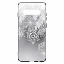Чехол для Samsung S10+ Красивые снежинки - PrintSalon
