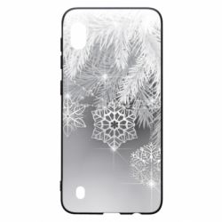 Чехол для Samsung A10 Красивые снежинки - PrintSalon