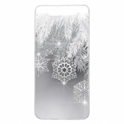 Чехол для Samsung A80 Красивые снежинки - PrintSalon