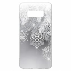 Чехол для Samsung S10e Красивые снежинки - PrintSalon