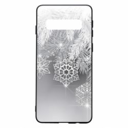 Чехол для Samsung S10 Красивые снежинки - PrintSalon