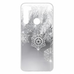 Чехол для Xiaomi Redmi Note 8 Красивые снежинки - PrintSalon