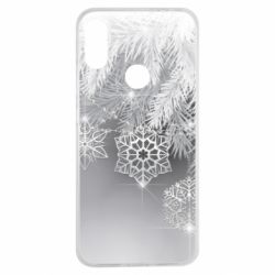 Чехол для Xiaomi Redmi Note 7 Красивые снежинки - PrintSalon