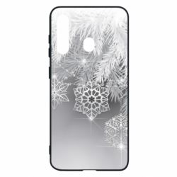 Чехол для Samsung M40 Красивые снежинки - PrintSalon