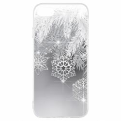 Чехол для iPhone SE 2020 Красивые снежинки - PrintSalon