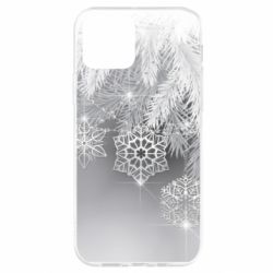 Чехол для iPhone 12 Pro Красивые снежинки - PrintSalon