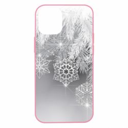 Чехол для iPhone 12 mini Красивые снежинки - PrintSalon