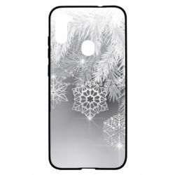 Чехол для Samsung A11/M11 Красивые снежинки - PrintSalon