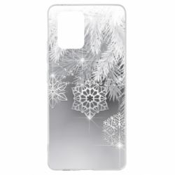 Чехол для Samsung S10 Lite Красивые снежинки - PrintSalon
