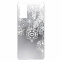 Чехол для Samsung S20 FE Красивые снежинки - PrintSalon