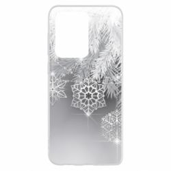 Чехол для Samsung S20 Ultra Красивые снежинки - PrintSalon